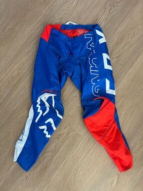 Fox Red and Blue Icon Racing Jersey